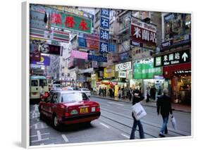 Causeway Bay, Hong Kong Island, Hong Kong, China-Amanda Hall-Framed Photographic Print