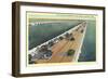 Causeway, Galveston-null-Framed Premium Giclee Print