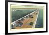 Causeway, Galveston-null-Framed Art Print