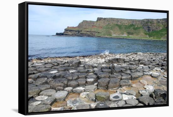 Causeway Headland-Andy Poole-Framed Stretched Canvas