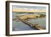 Causeway, Miami, Florida-null-Framed Art Print