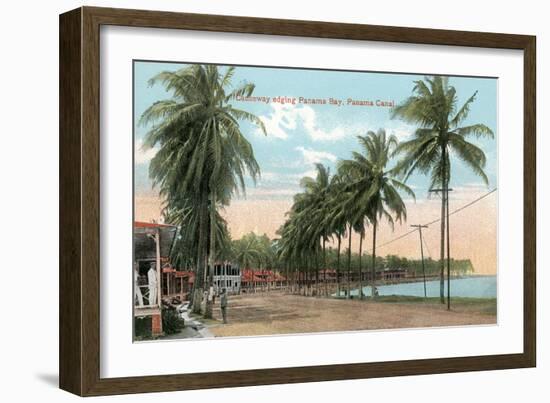 Causeway, Panama Bay-null-Framed Art Print