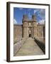 Causeway to Main Entrance of the 15th Century Herstmonceux Castle, East Sussex-James Emmerson-Framed Photographic Print
