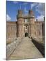 Causeway to Main Entrance of the 15th Century Herstmonceux Castle, East Sussex-James Emmerson-Mounted Photographic Print