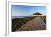 Causeway to St. Michaels Mount, Penzance, Cornwall, England, United Kingdom, Europe-Peter Barritt-Framed Photographic Print