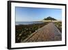 Causeway to St. Michaels Mount, Penzance, Cornwall, England, United Kingdom, Europe-Peter Barritt-Framed Photographic Print