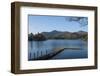 Causey Pike and Grisedale Pike from the boat landing, Derwentwater, Keswick, Lake District National-James Emmerson-Framed Photographic Print