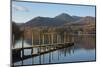 Causey Pike from the boat landing, Derwentwater, Keswick, Lake District National Park, Cumbria, Eng-James Emmerson-Mounted Photographic Print