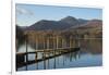 Causey Pike from the boat landing, Derwentwater, Keswick, Lake District National Park, Cumbria, Eng-James Emmerson-Framed Photographic Print