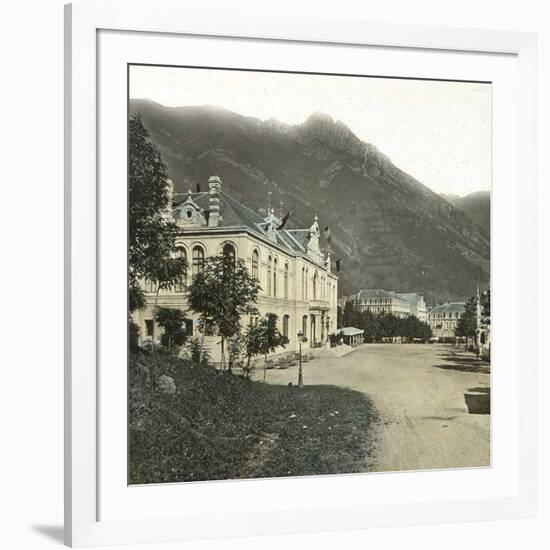 Cauterets (Upper-Pyrenees, France), Les Oeufs Thermal Baths Establishment-Leon, Levy et Fils-Framed Photographic Print