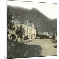 Cauterets (Upper-Pyrenees, France), Les Oeufs Thermal Baths Establishment-Leon, Levy et Fils-Mounted Photographic Print