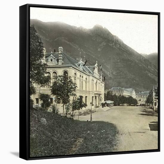 Cauterets (Upper-Pyrenees, France), Les Oeufs Thermal Baths Establishment-Leon, Levy et Fils-Framed Stretched Canvas