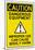 Caution Dangerous Equipment Advisory Work Place Poster-null-Mounted Poster