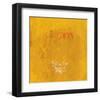 Caution, Yellow Flag, Dangerous Conditions-Miranda York-Framed Art Print