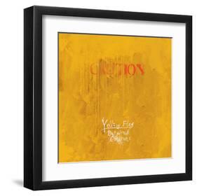 Caution, Yellow Flag, Dangerous Conditions-Miranda York-Framed Art Print