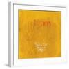 Caution, Yellow Flag, Dangerous Conditions-Miranda York-Framed Art Print