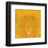 Caution, Yellow Flag, Dangerous Conditions-Miranda York-Framed Art Print