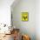 Caution Zombies Sign Art Poster Print-null-Stretched Canvas displayed on a wall