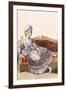 Cavaco a La Polonaise, Engraved by Dupin, Plate from 'Galeries Des Modes Et Costumes Francais'-Pierre Thomas Le Clerc-Framed Giclee Print