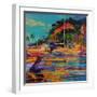 Cavalaire-Sur-Mer, 2023 (Oil on Canvas)-Peter Graham-Framed Giclee Print