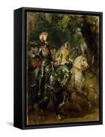 Cavalcade, Ca 1842-Horace Vernet-Framed Stretched Canvas