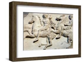 Cavalcade from the West Frieze of the Parthenon-null-Framed Photographic Print