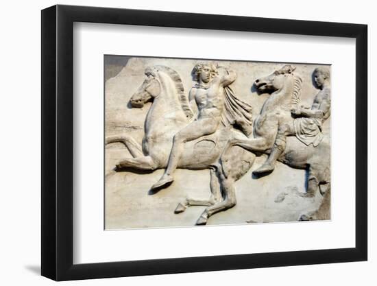 Cavalcade from the West Frieze of the Parthenon-null-Framed Photographic Print