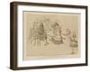 Cavalcade Visiting a Lord Seigneuriaux-Raphael Jacquemin-Framed Giclee Print