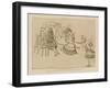 Cavalcade Visiting a Lord Seigneuriaux-Raphael Jacquemin-Framed Giclee Print