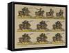 Cavalerie russe-null-Framed Stretched Canvas