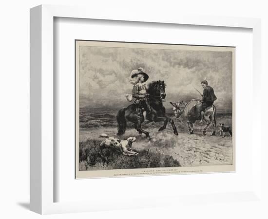 Cavalier and Roundhead-William Strutt-Framed Giclee Print