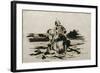 Cavalier arabe traversant un gué-Eugene Delacroix-Framed Giclee Print