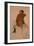 Cavalier en habit rouge-Edgar Degas-Framed Giclee Print
