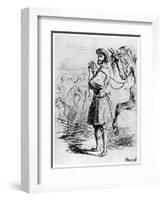 Cavalier Francais, C1820-1860-Eugene Delacroix-Framed Giclee Print