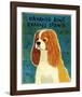 Cavalier King Charles (blenheim)-John Golden-Framed Giclee Print