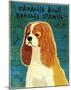 Cavalier King Charles (blenheim)-John Golden-Mounted Giclee Print