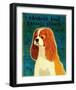 Cavalier King Charles (blenheim)-John Golden-Framed Art Print