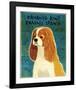 Cavalier King Charles (Blenheim)-John W^ Golden-Framed Art Print