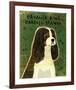 Cavalier King Charles (tri-color)-John Golden-Framed Giclee Print