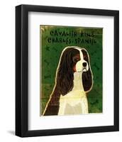 Cavalier King Charles (tri-color)-John Golden-Framed Art Print