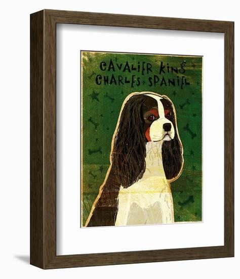 Cavalier King Charles (tri-color)-John Golden-Framed Art Print