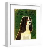 Cavalier King Charles (tri-color)-John Golden-Framed Art Print