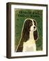 Cavalier King Charles (tri-color)-John W Golden-Framed Giclee Print