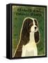 Cavalier King Charles (tri-color)-John W Golden-Framed Stretched Canvas