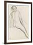 Cavalier nu-Edgar Degas-Framed Giclee Print