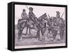 Cavalier Soldiers Ad 1645-Walter Stanley Paget-Framed Stretched Canvas
