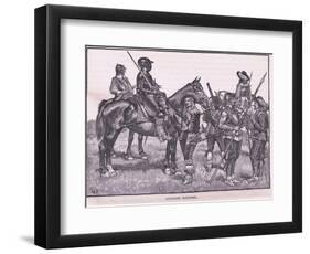 Cavalier Soldiers Ad 1645-Walter Stanley Paget-Framed Giclee Print