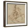 Cavalier sur un cheval piaffant ou caracolant-Charles Parrocel-Framed Giclee Print