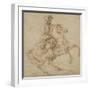 Cavalier sur un cheval piaffant ou caracolant-Charles Parrocel-Framed Giclee Print