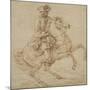 Cavalier sur un cheval piaffant ou caracolant-Charles Parrocel-Mounted Giclee Print